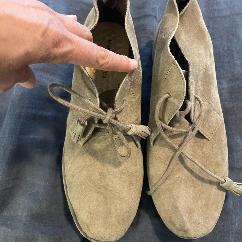 Hush Puppy flat suede boots